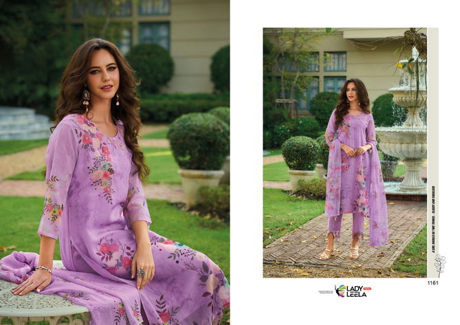 Rubina By Lady Leela Organza Printed Readymade Suits Wholesale Market In Surat